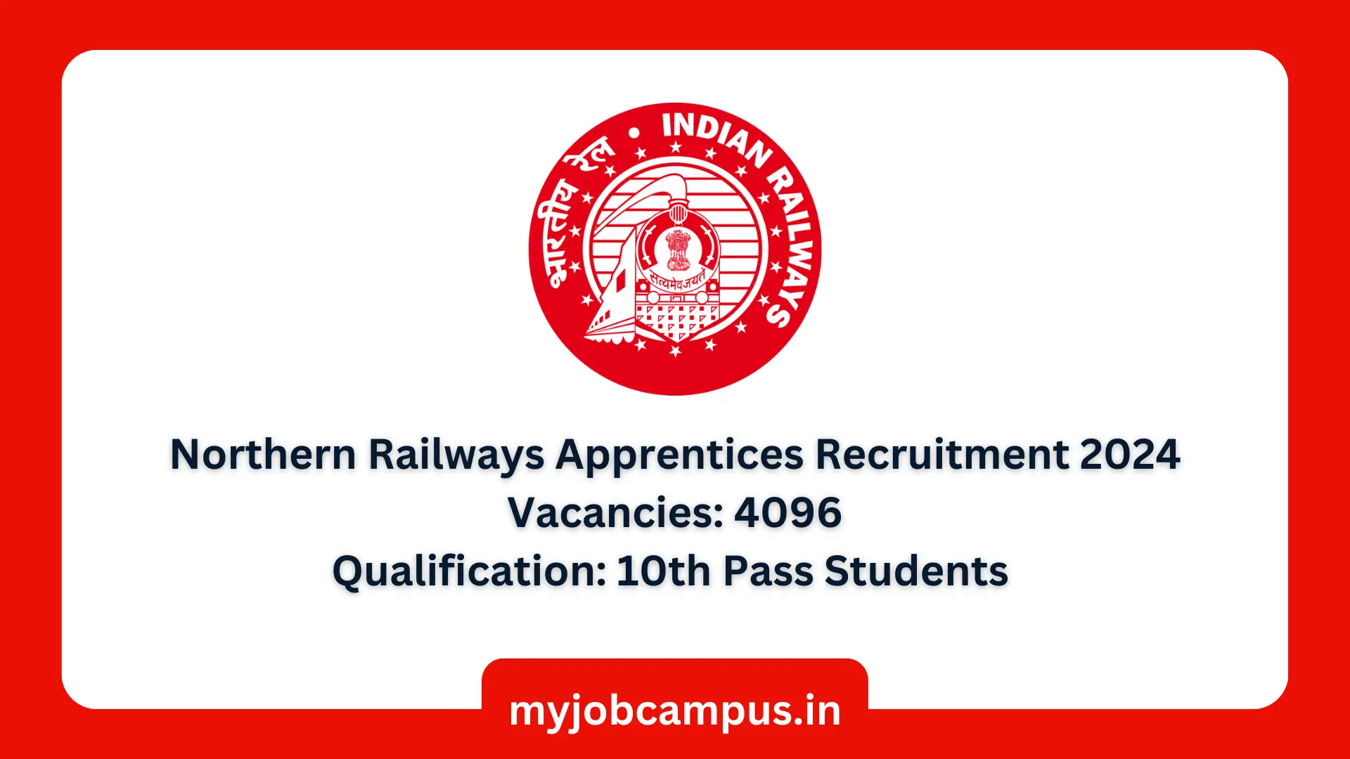 Northern Railway Recruitment 2024