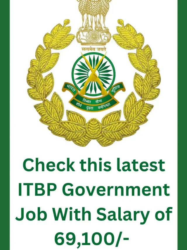 ITBP Force Recruitment 2024