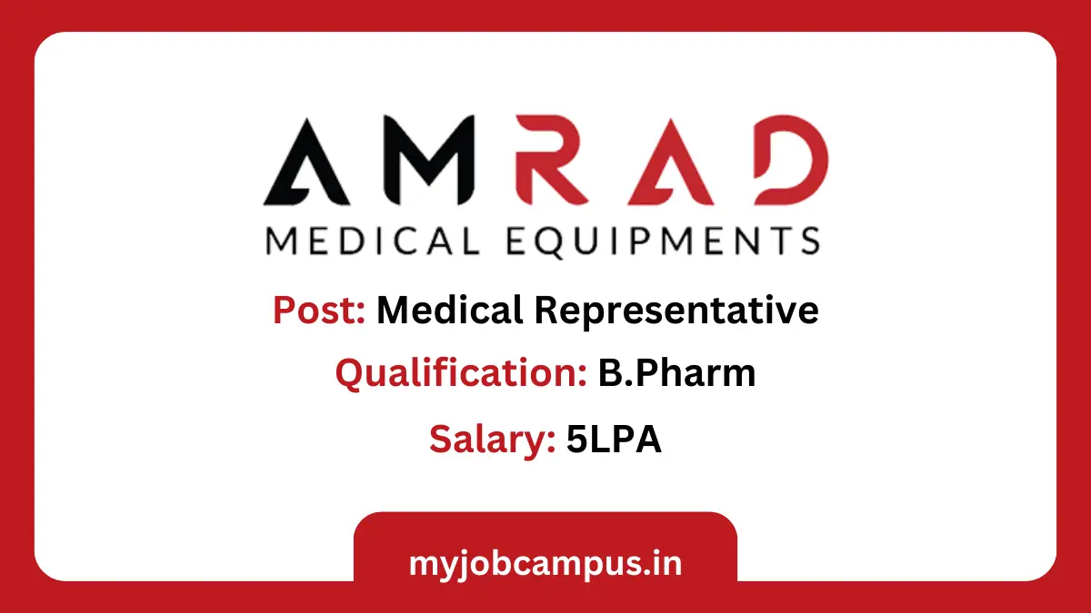 Amrad Healthcare Medical Representative