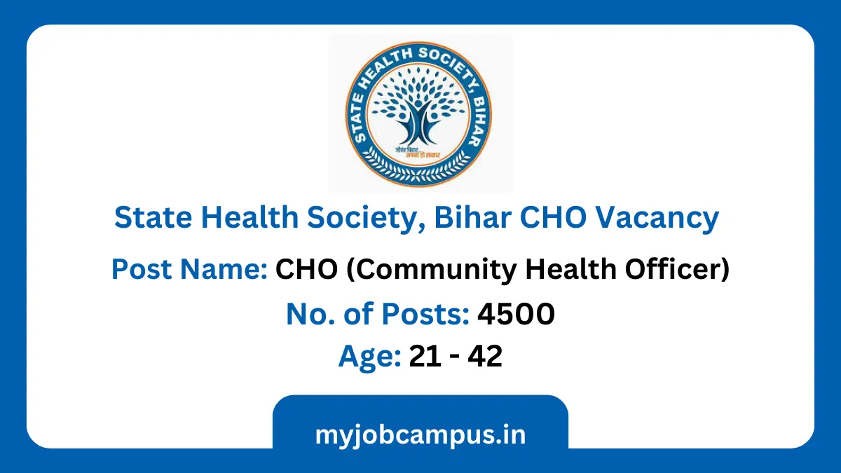 Bihar CHO Vacancy 2024