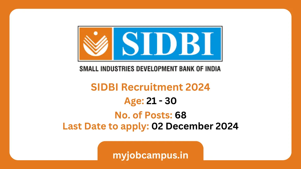SIDBI Recruitment 2024
