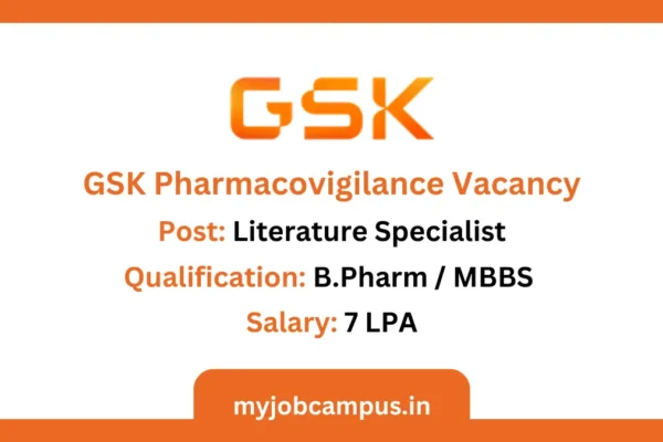 GSK Labs Pharmacovigilance Jobs