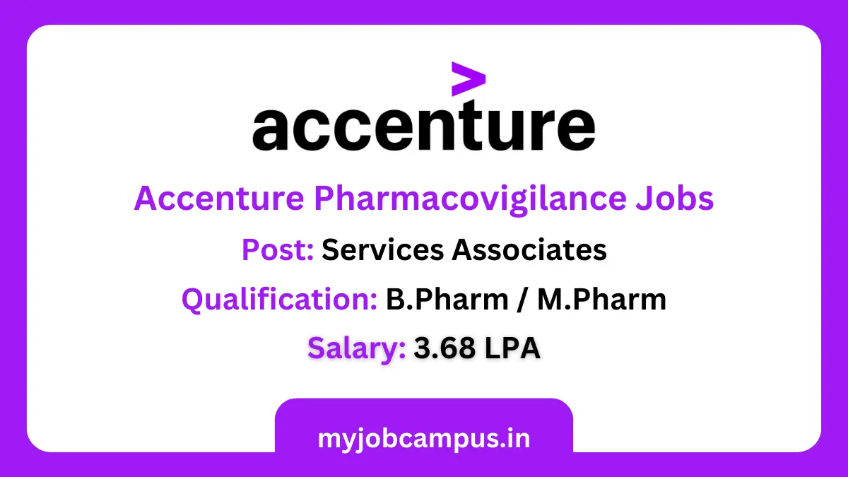 Accenture Pharmacovigilance Jobs