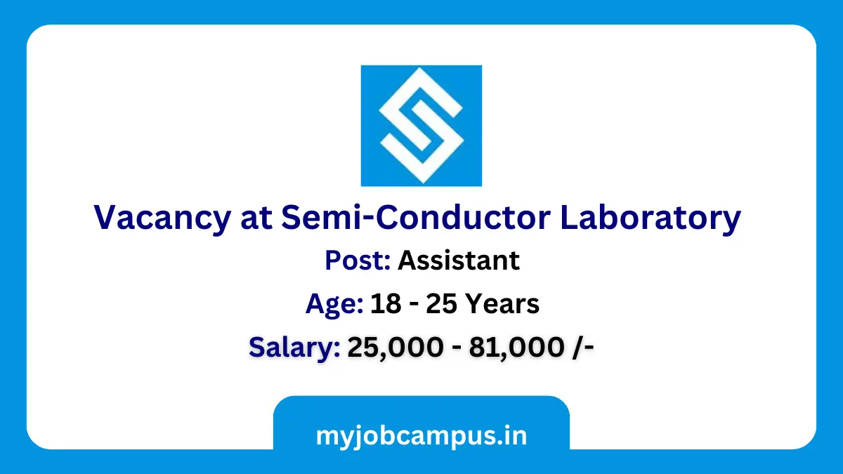 SCL Assistant Vacancy 2025