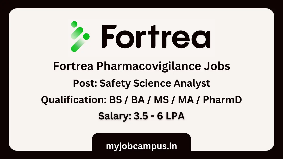Fortrea Pharmacovigilance Jobs