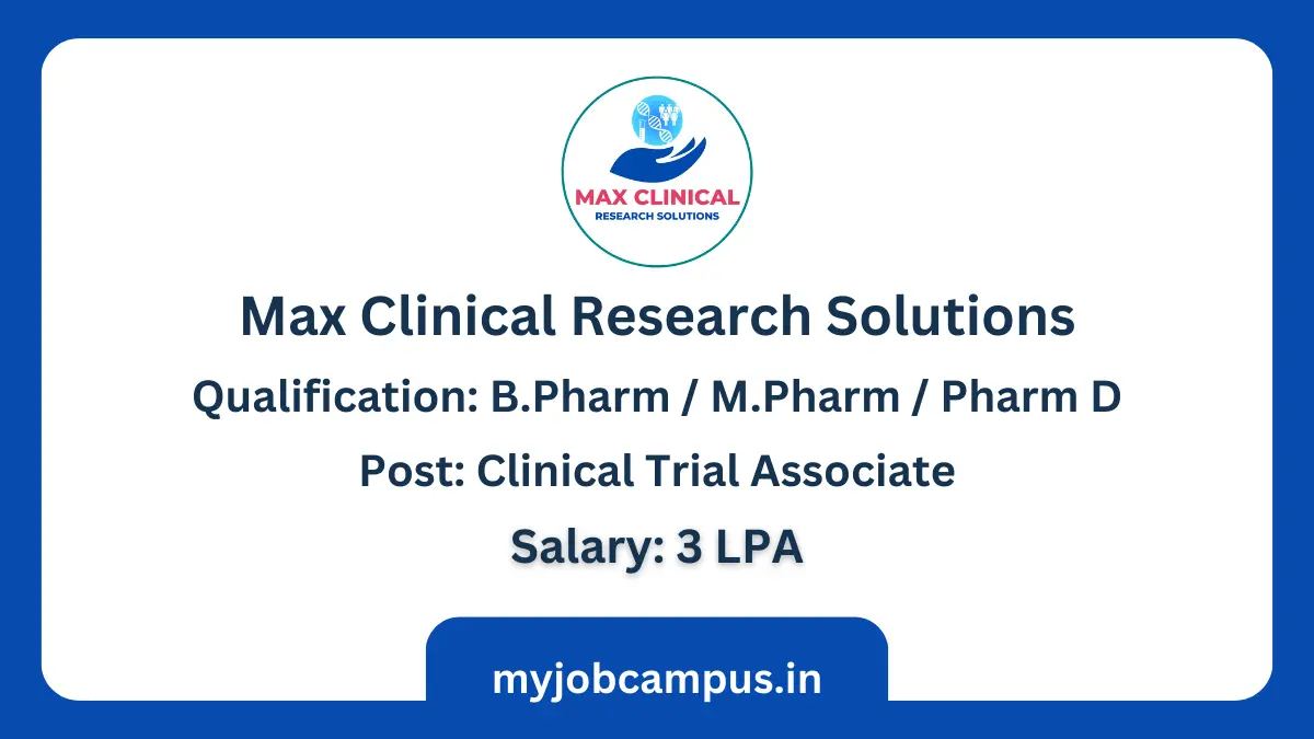 Max Clinical Trial Associate Jobs