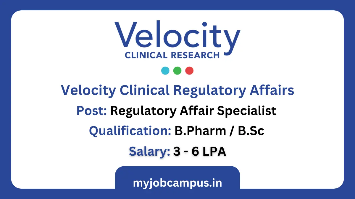 Velocity Clinical Research Regulatory Affairs Jobs
