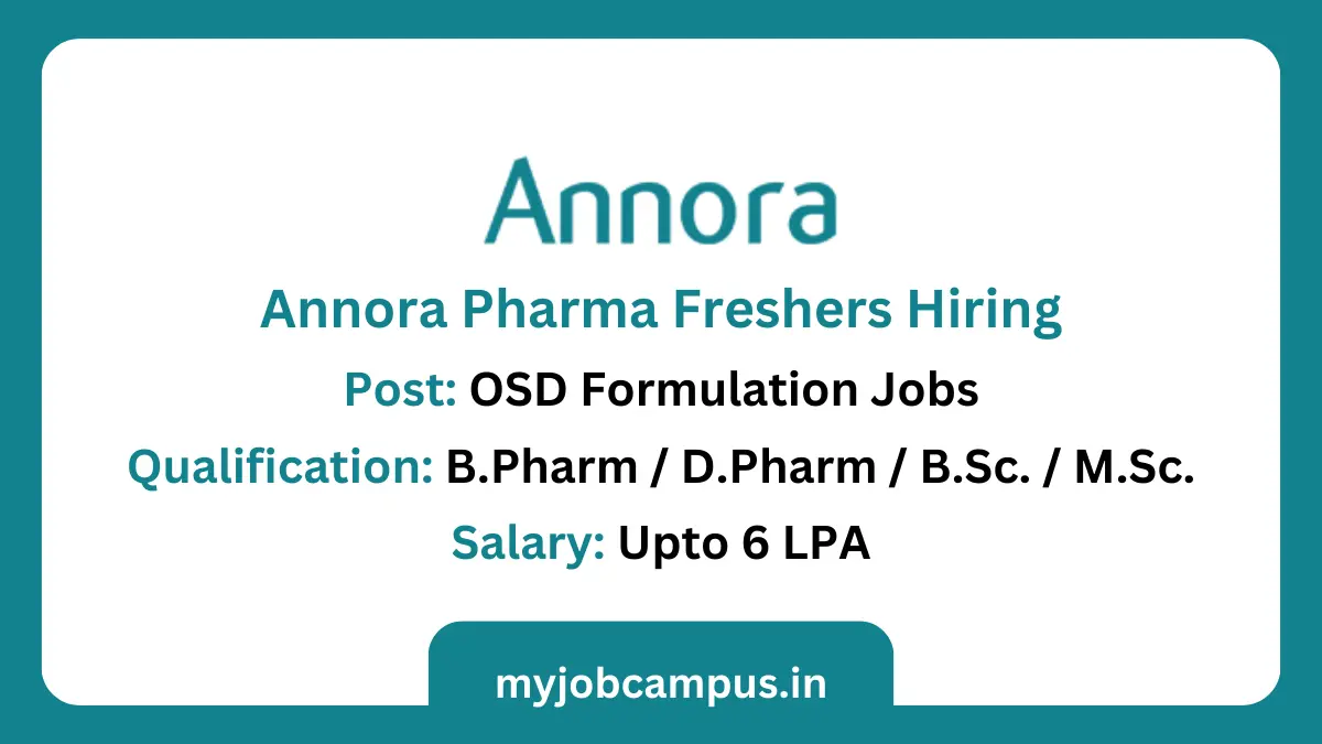 Annora Pharma OSD Formulation