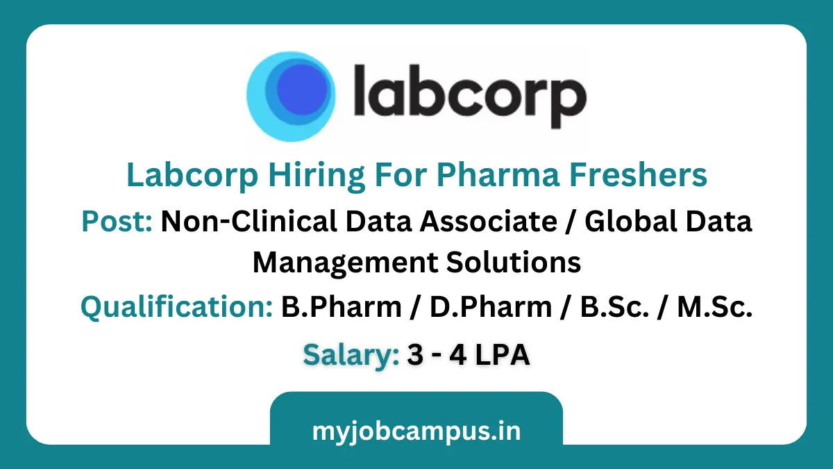 Labcorp Pharmaceutical Data Jobs