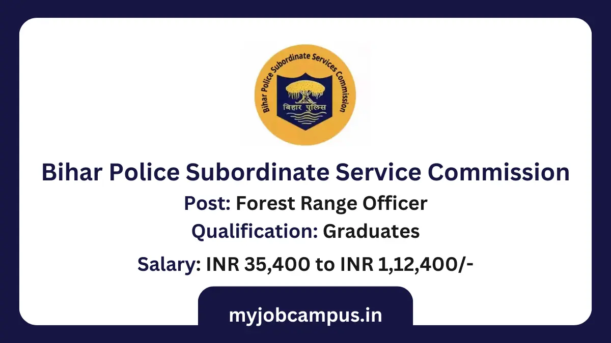 BPSSSC Forest Range Officer Recruitment 2025