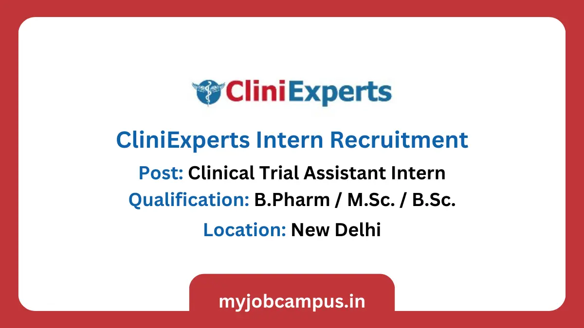 CliniExperts Clinical Trial Assistant Intern