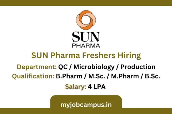 Sun Pharma Pharmacovigilance Executive Jobs