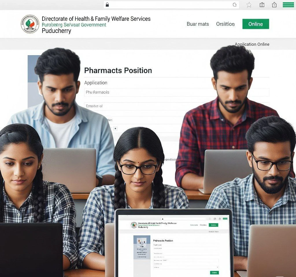 Govt of Puducherry pharmacist job
