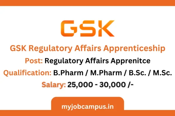 GSK Regulatory Affairs Apprenticeship
