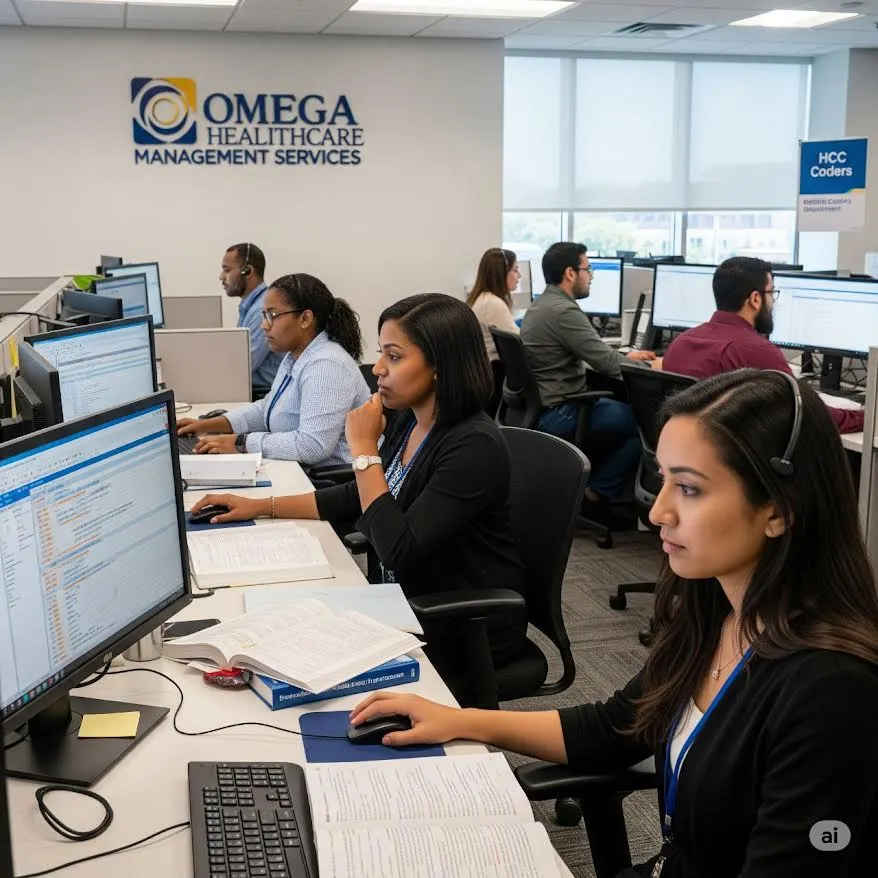 Omega Healthcare Management Serivces HCC Coder Job qualification
