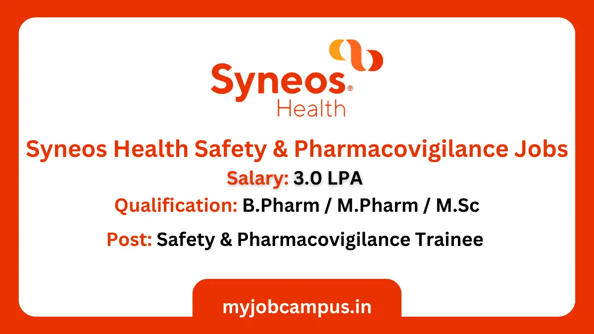 Syneos Health Safety & Pharmacovigilance Trainee Job