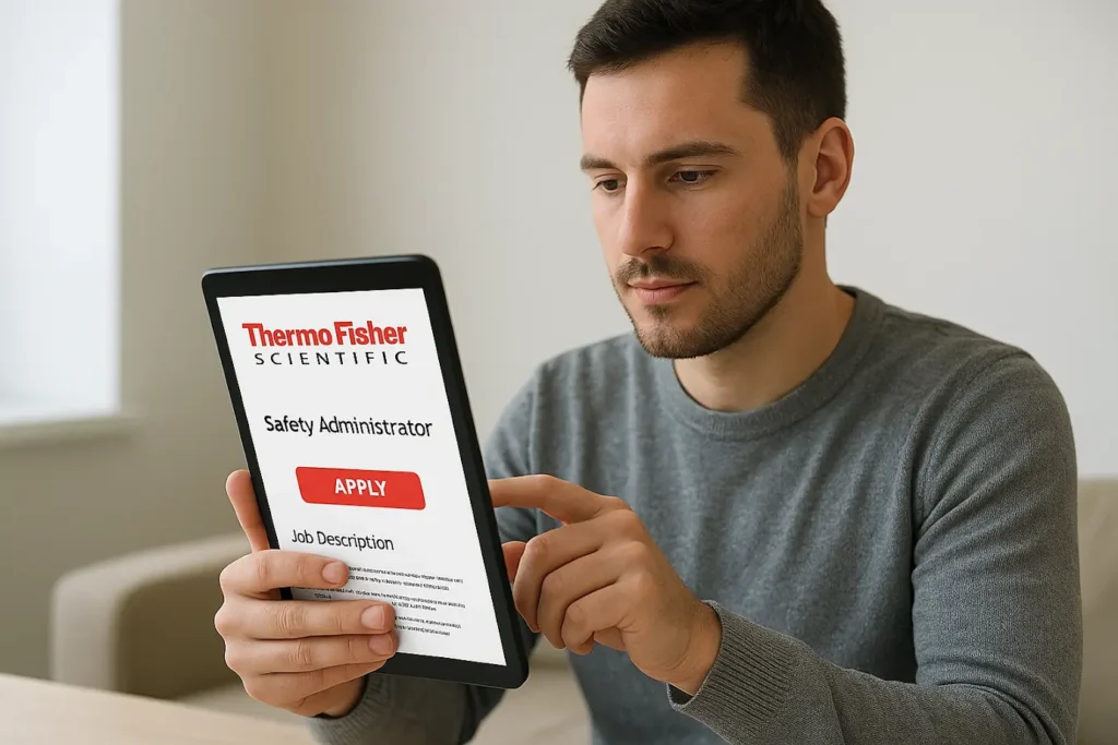 How to apply for Thermo Fisher Scientific Safety Administrator Job