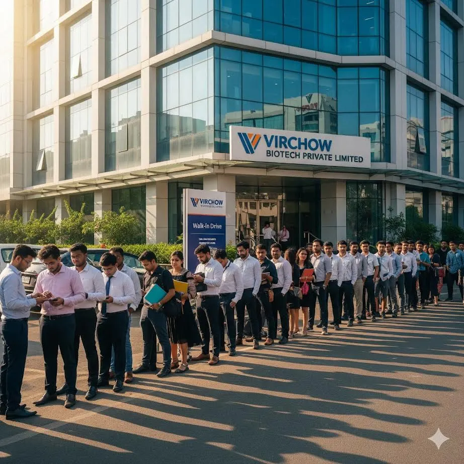 Virchow Biotech Quality Control Executive Jobs Walk-In Drive